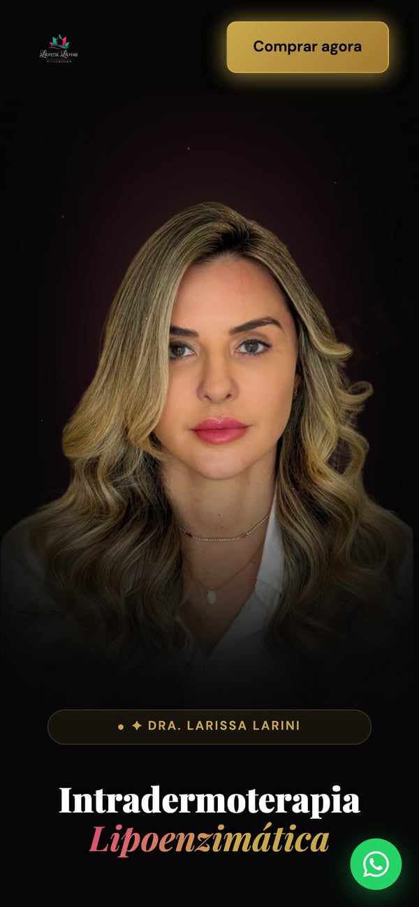 Site da Dra. Larissa Larini, Harmonização Facial